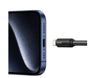 USAMS USB-C/Lightning 1m 30W czarny/black - 1471722 - zdjęcie 3